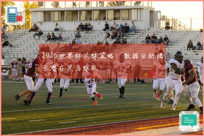 2026世界杯买球策略：数据分析揭示潜在黑马球队